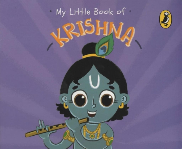 Picture of My Little Book of Krishna: Illustrated board books on Hindu mythology, Indian gods & goddesses for kids age 3+; A Puffin Original.