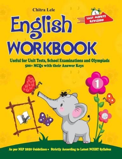 Picture of English Workbook Class 1: Useful for Unit Tests, School Examinations & Olympiads