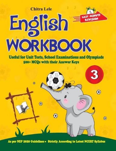 Picture of English Workbook Class 3: Useful for Unit Tests, School Examinations & Olympiads