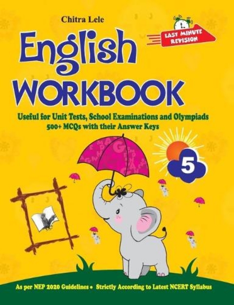 Picture of English Workbook Class 5: Useful for Unit Tests, School Examinations & Olympiads