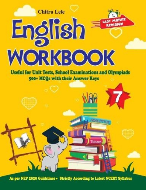 Picture of English Workbook Class 7: Useful for Unit Tests, School Examinations & Olympiads