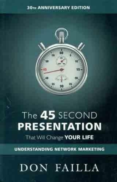 Picture of 45 Second Presentation that will change your life