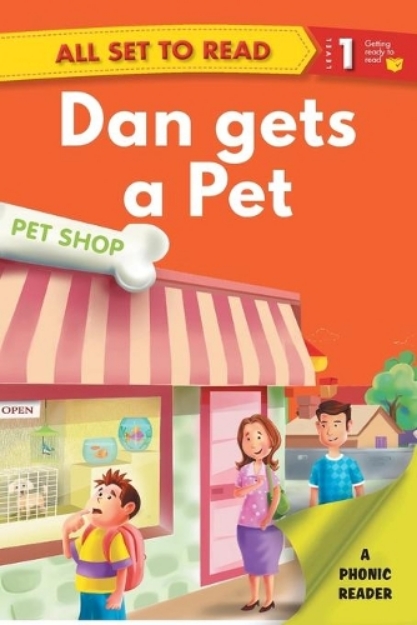 Picture of All Set to Read a Phonics Reader Dan Gets a Pet
