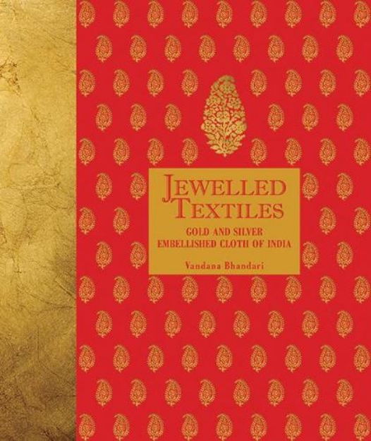 Picture of Jewelled Textiles Gold and Silver Embellished Cloth of India
