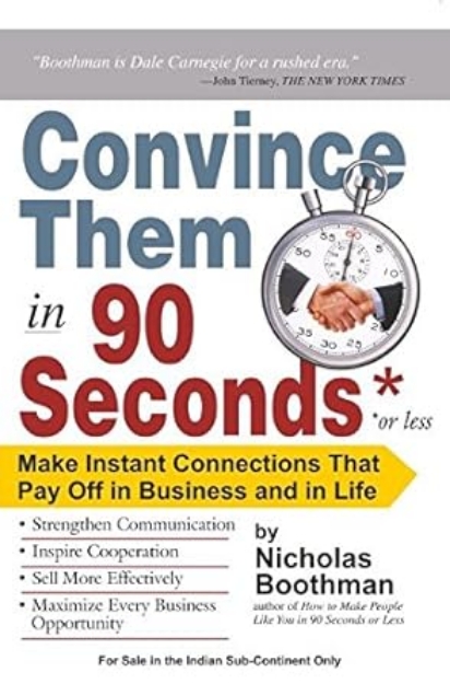 Picture of Convince them in 90 seconds or less